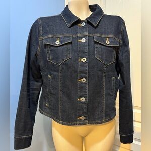 Du Jour Peplum Jean Jacket size 12 women’s size 12